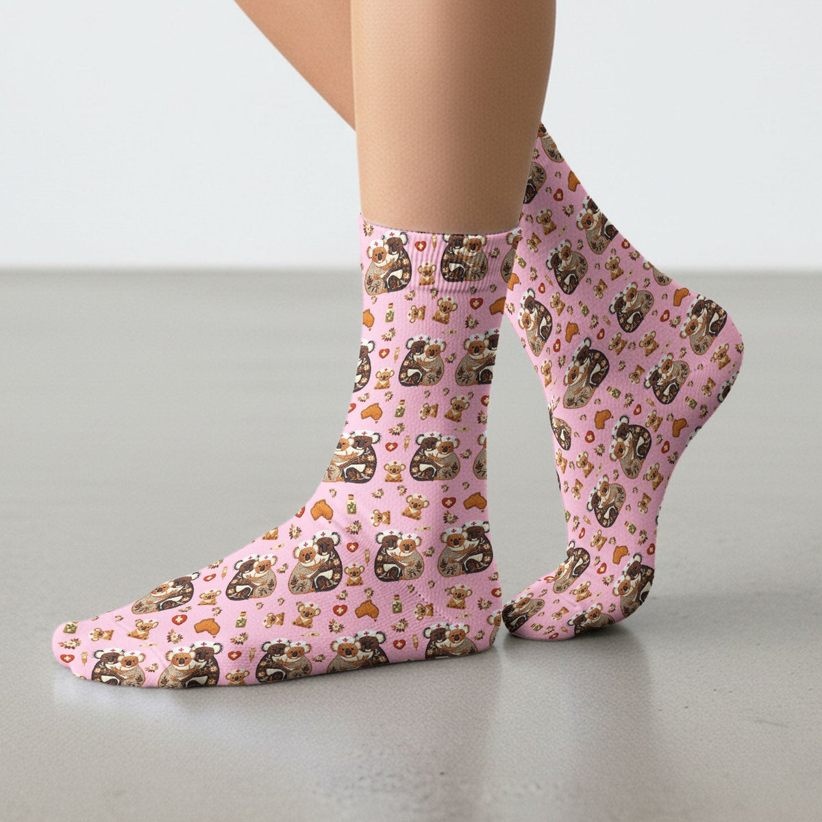 Koala Nurse Socks - Valentines Day Gift