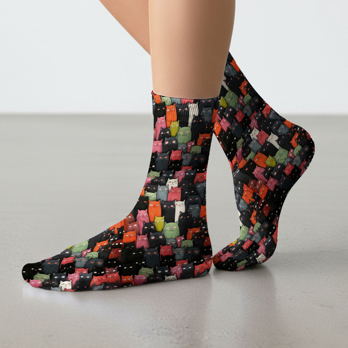 Artistic Cat Nurse Socks