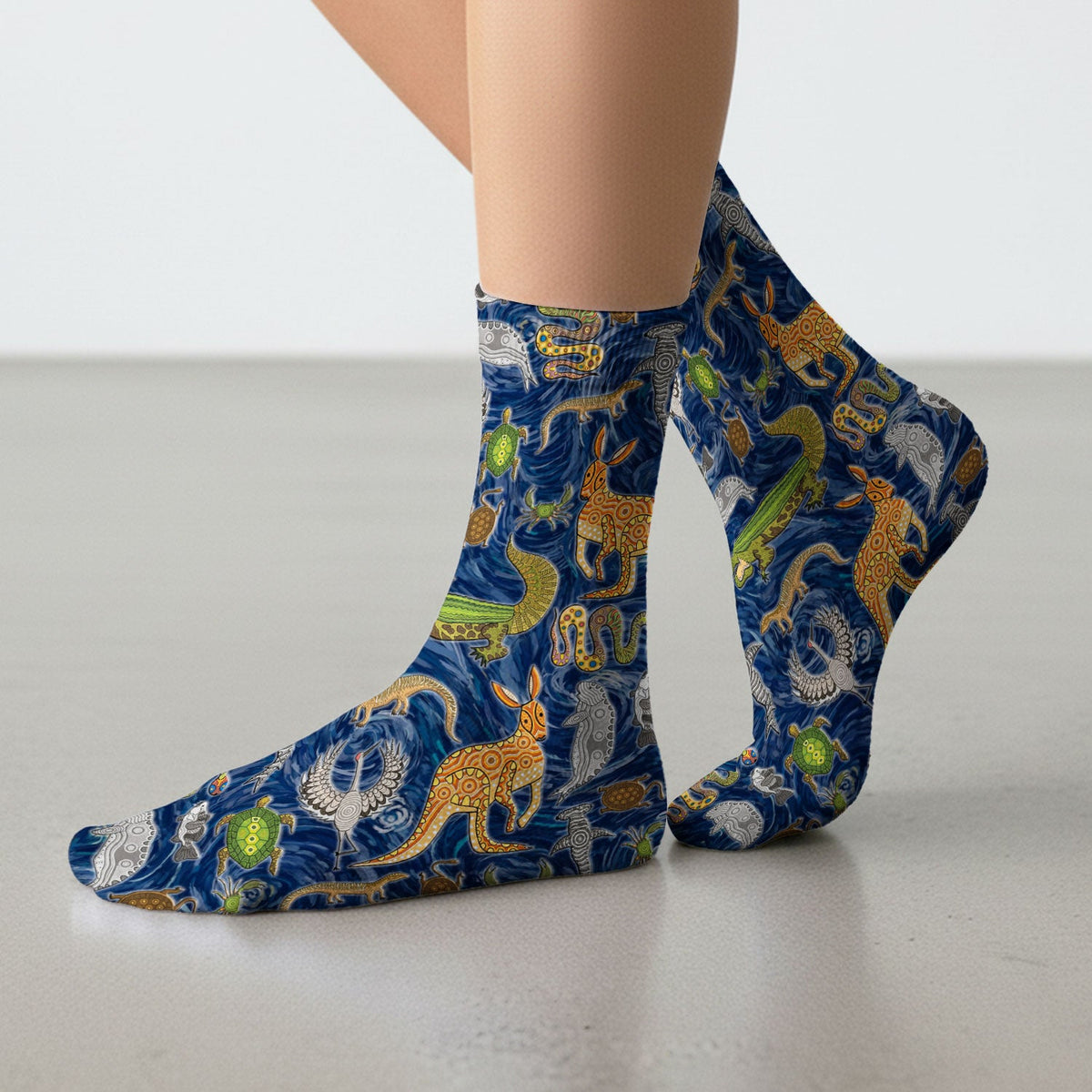 Crocodile Turtle Snake Nurse Socks