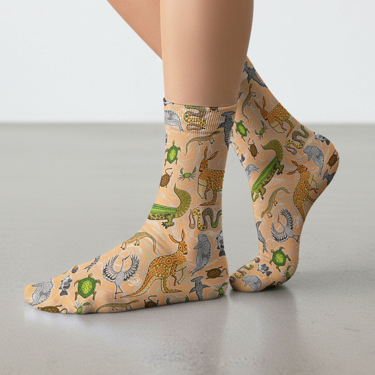 Crocodile Turtle Snake Nurse Socks