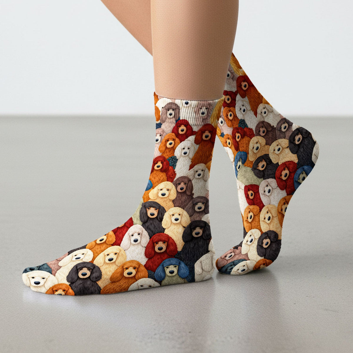 Poodle Dog Nurse Socks