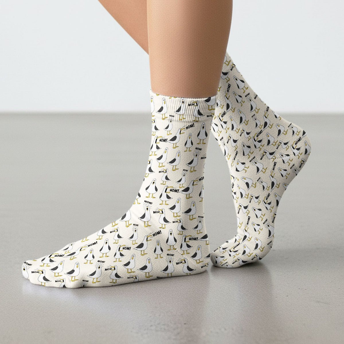 Seagull Mom Nurse Socks