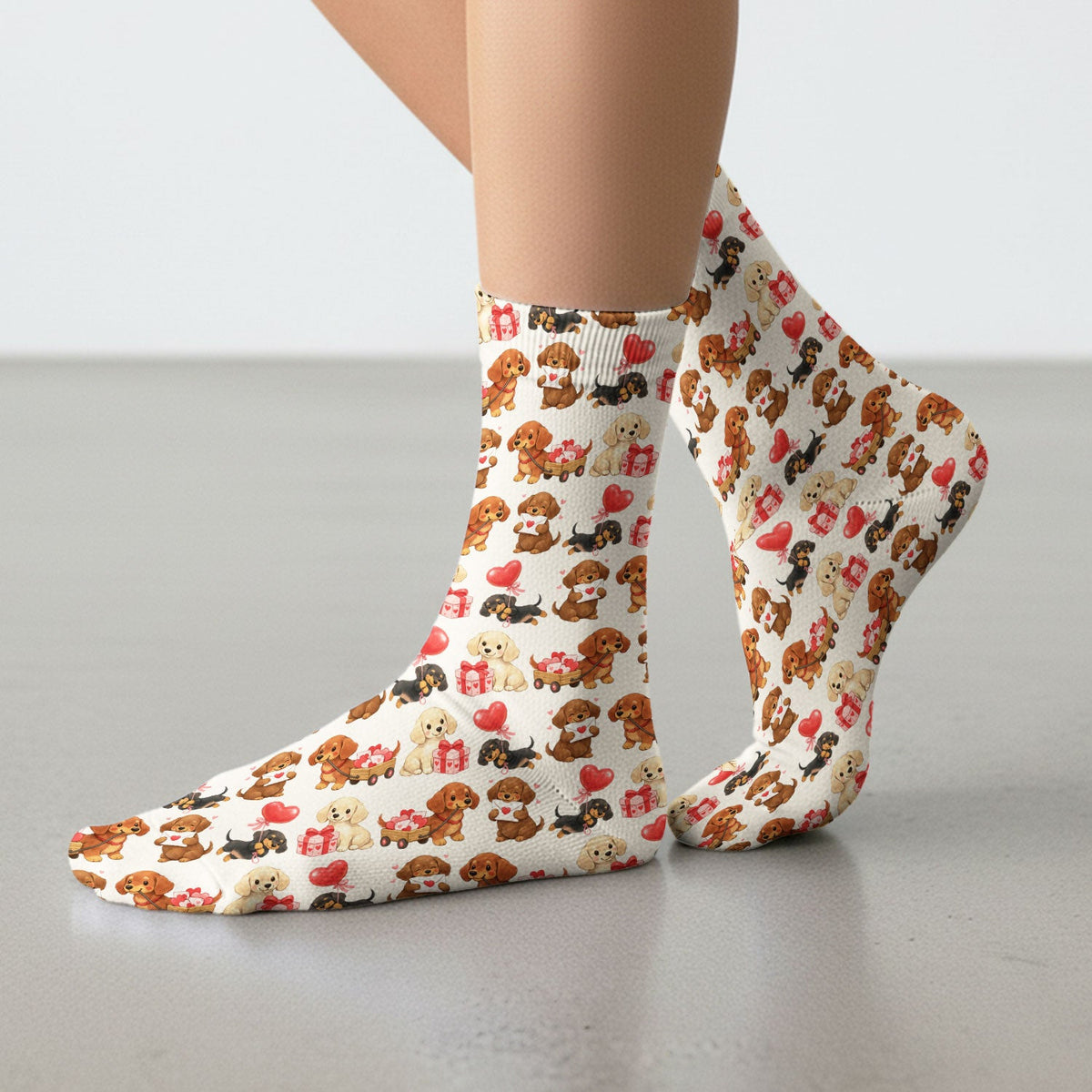 Wiener Dog Nurse Socks