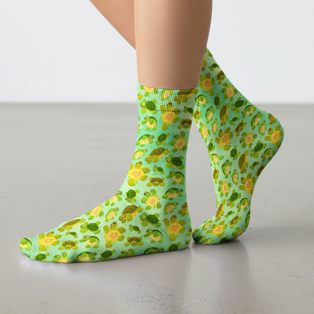 Green Sea Turtle Nurse Socks
