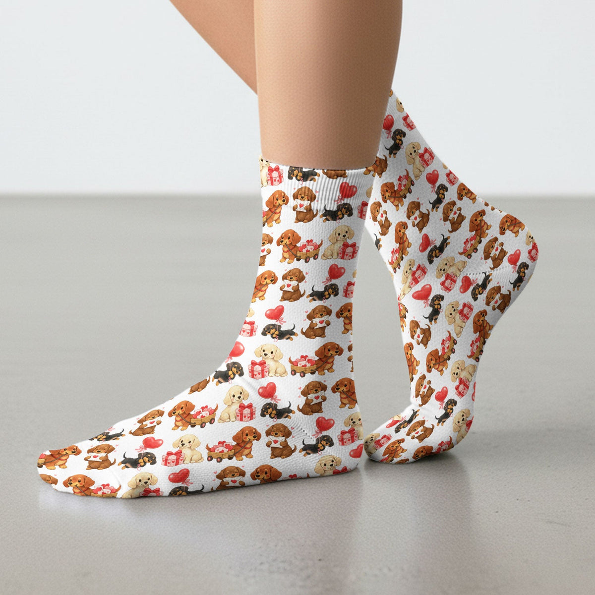 Wiener Dog Nurse Socks