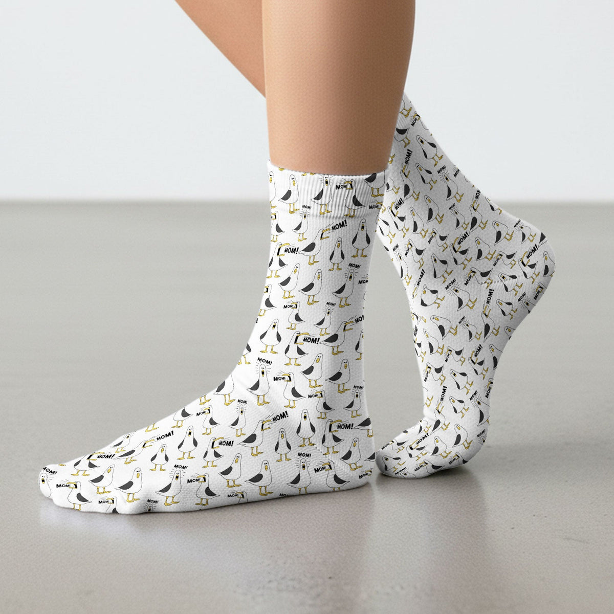 Seagull Mom Nurse Socks