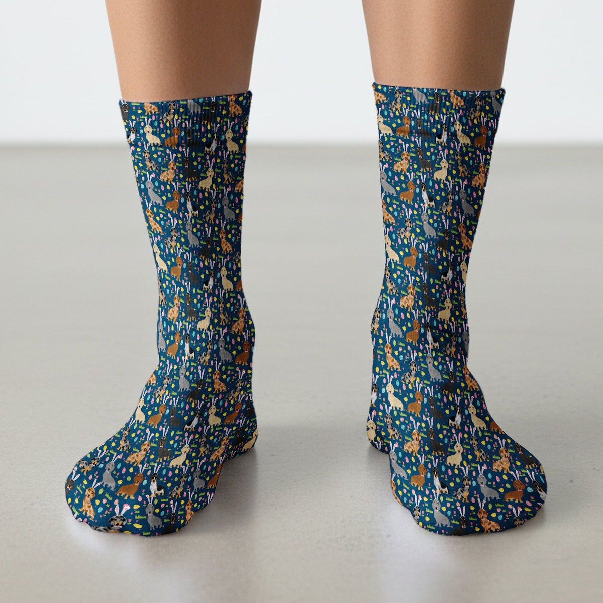Dachshund Dog Nurse Socks - Easter Gift
