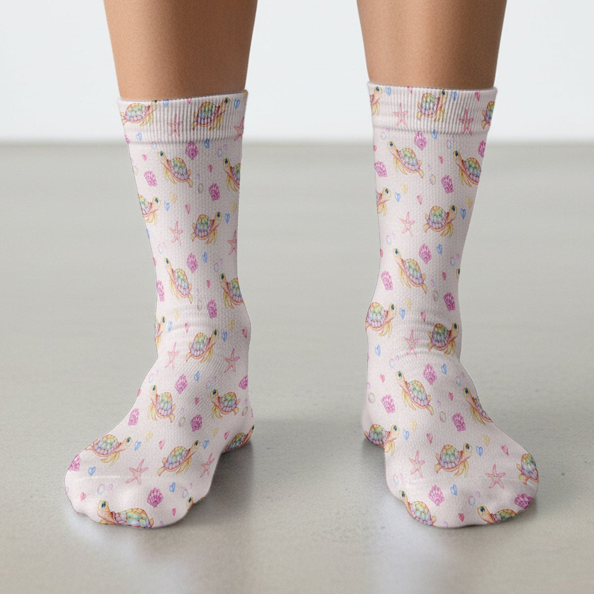 Sea Turtle Ocean Socks