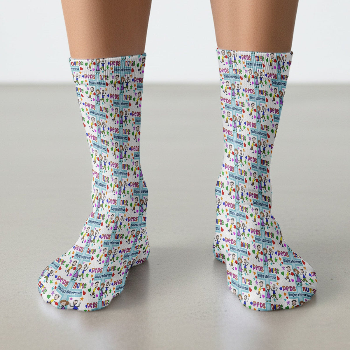 Peds Making A Difference Nurse Socks