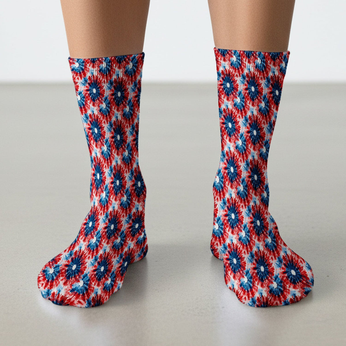 Nurse Tie Dye Firework Burst Socks