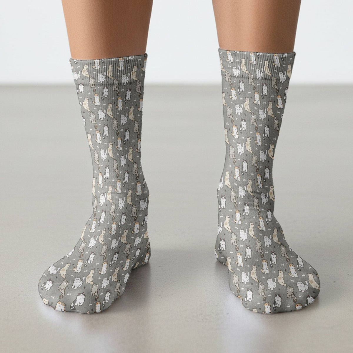 Pastel Cat Nurse Socks