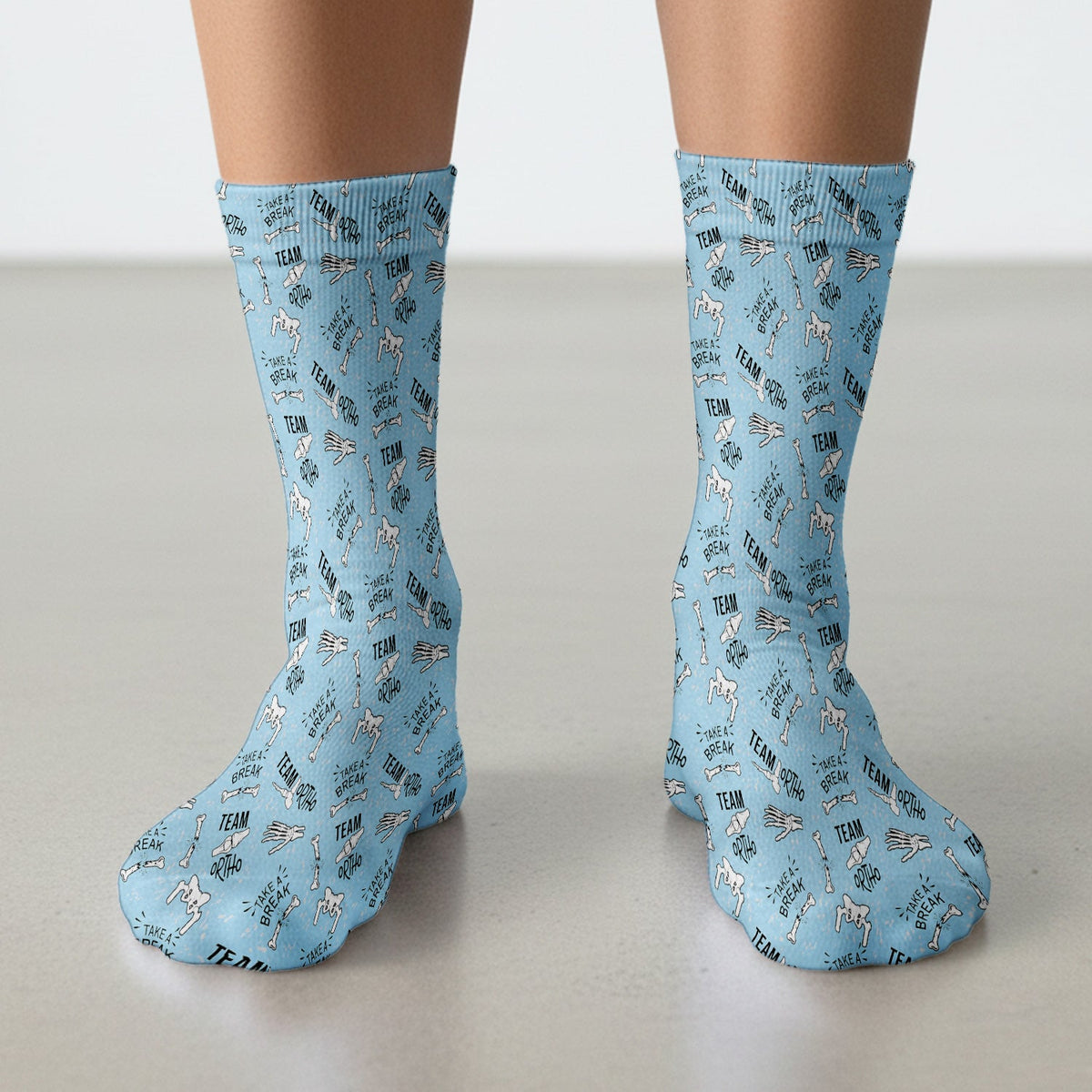 Team Ortho Bone Joint Nurse Socks