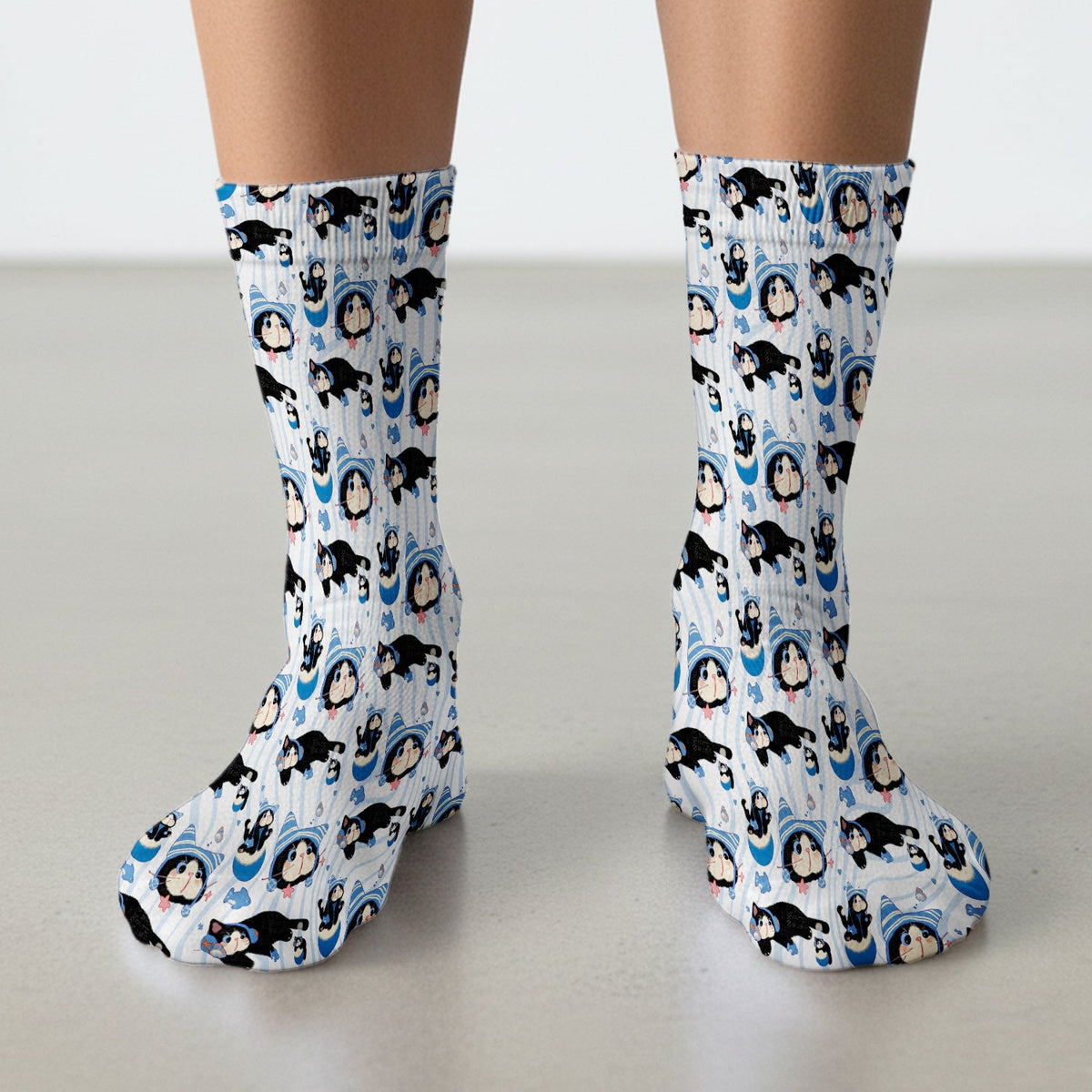 Kitten Fish Nurse Socks