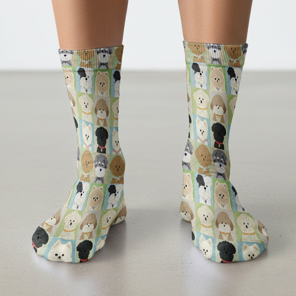 Adorable Different Dog Breeds Nurse Socks