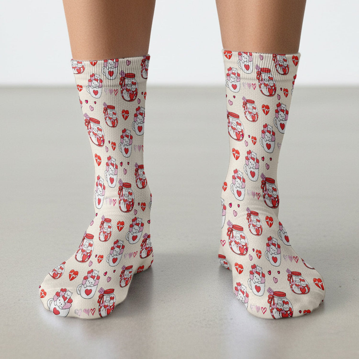 Cat Nurse Socks - Valentines Day Gift