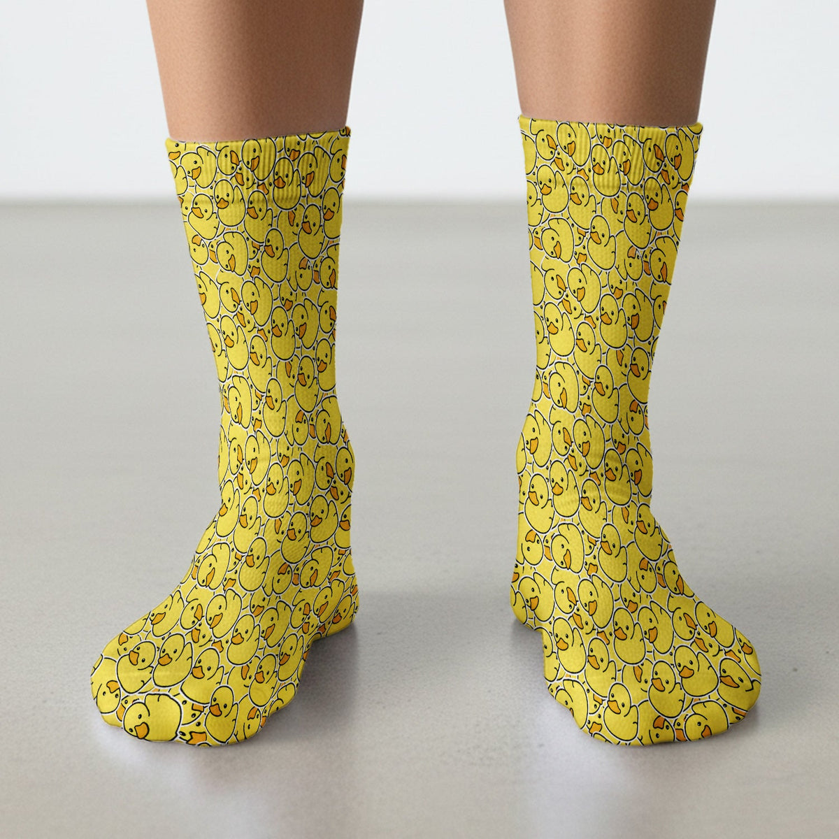 Yellow Rubber Duck Nurse Socks