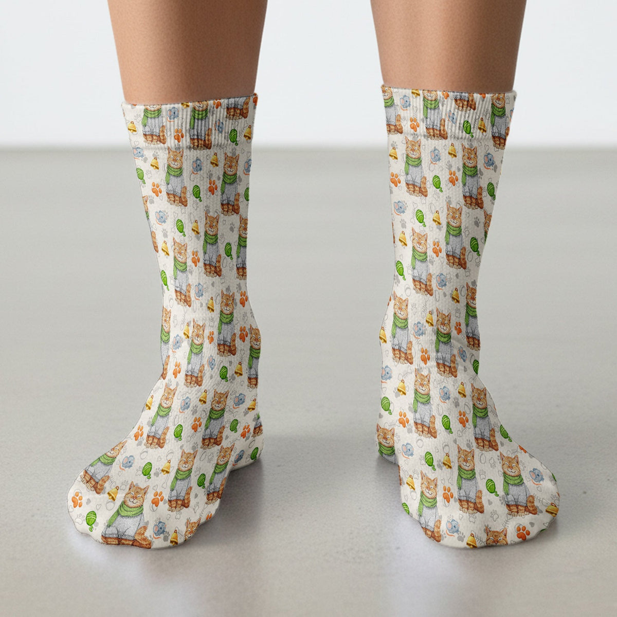 Adorable Cat Lover Nurse Socks