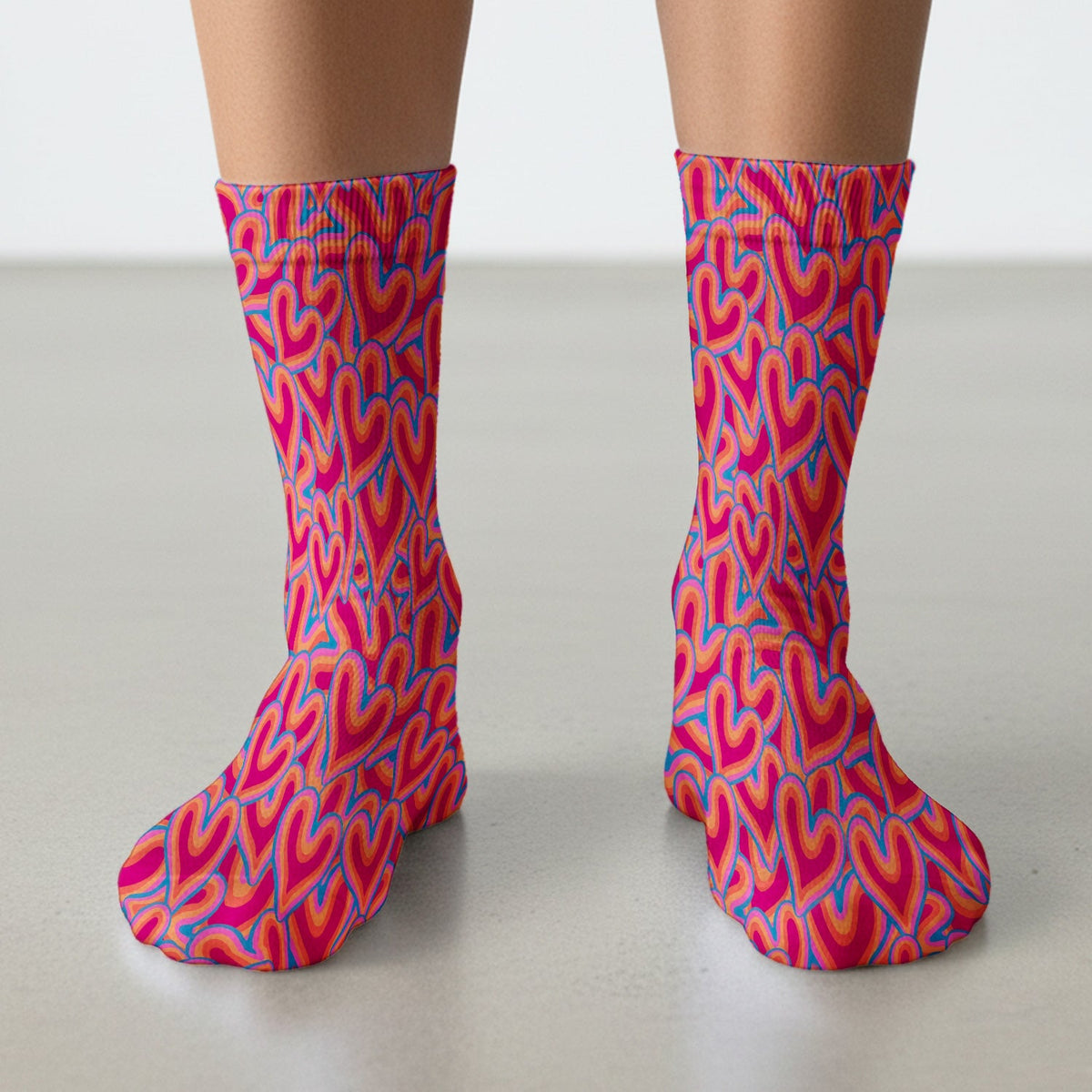 Valentine Heart Nurse Socks