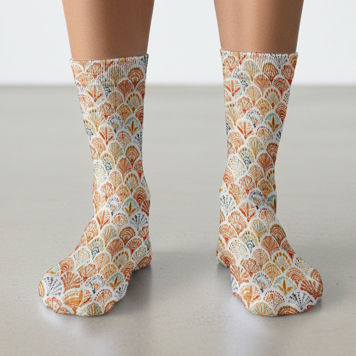 Cute Boho Fan Nurse Socks