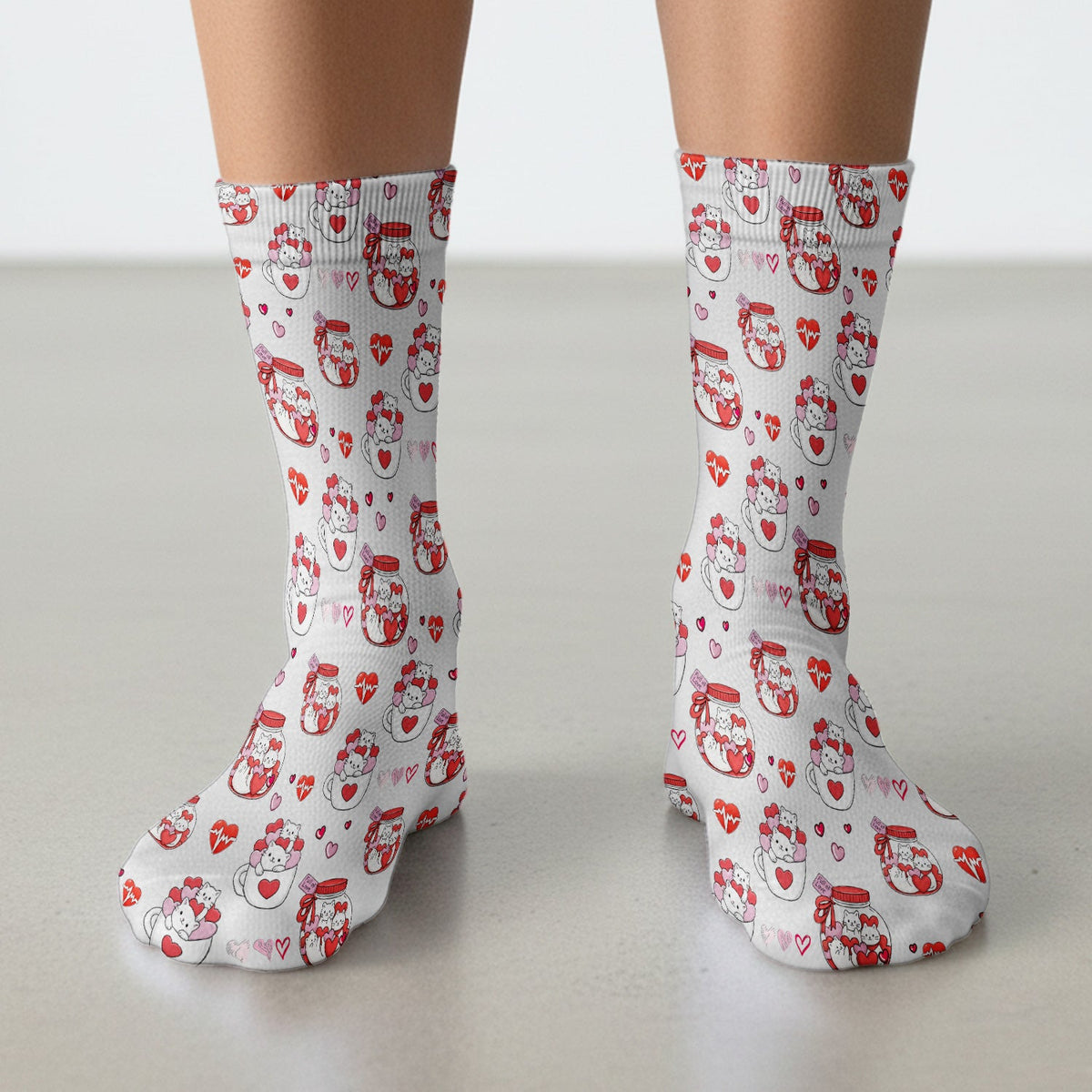 Cat Nurse Socks - Valentines Day Gift