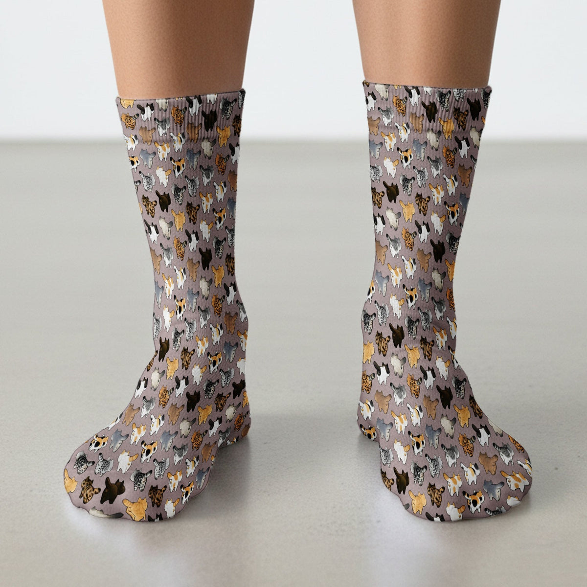 Cat Butt Nurse Socks