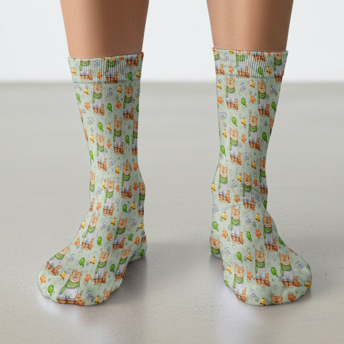 Adorable Cat Lover Nurse Socks