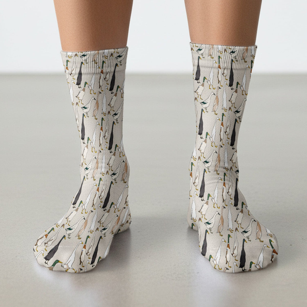Duck Farm Animal Nurse Socks