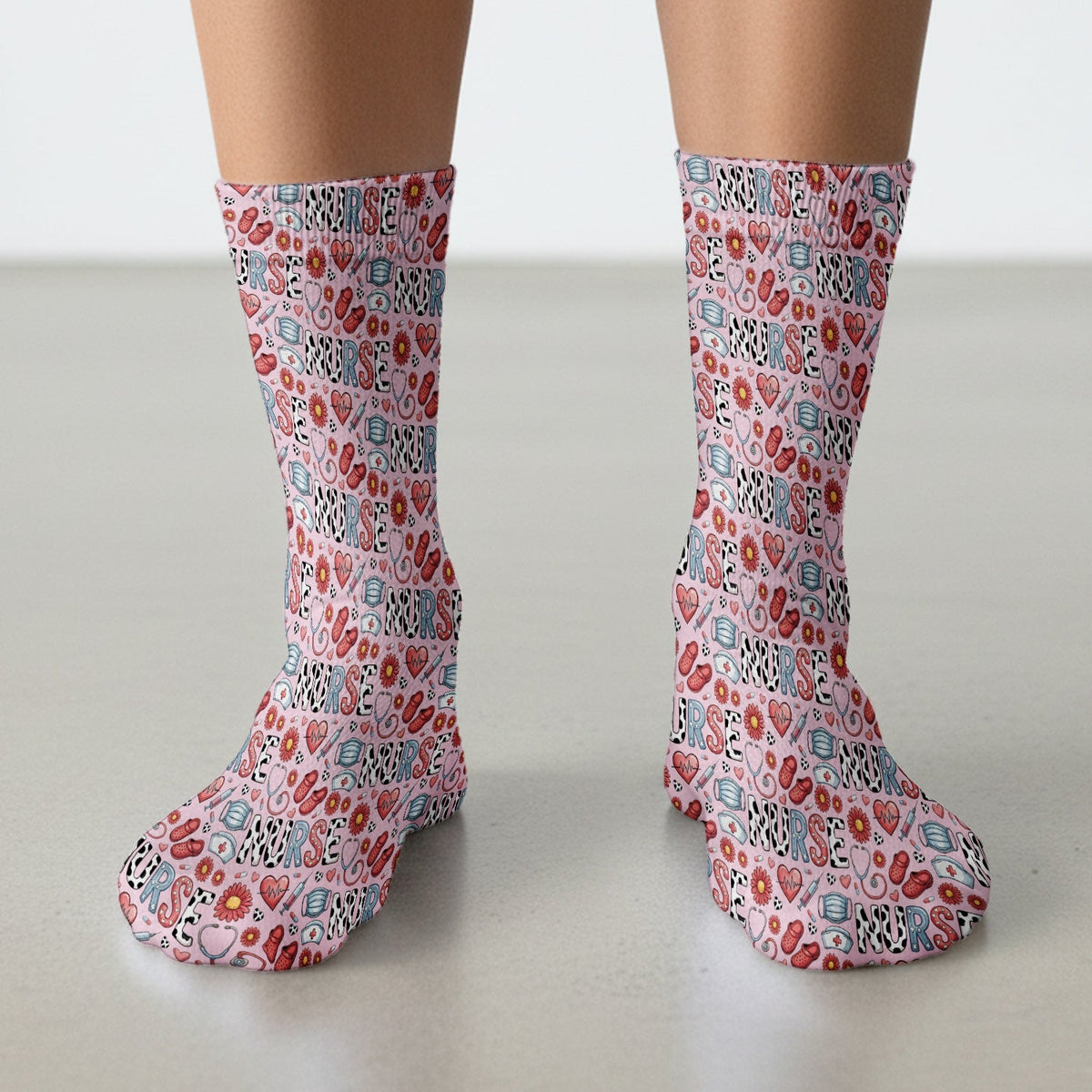 Medical Icon Nurse Socks