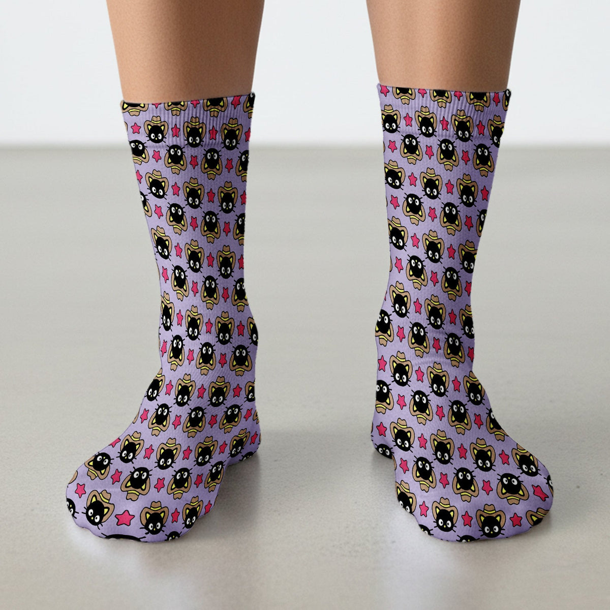 Cowboy Cat Nurse Socks