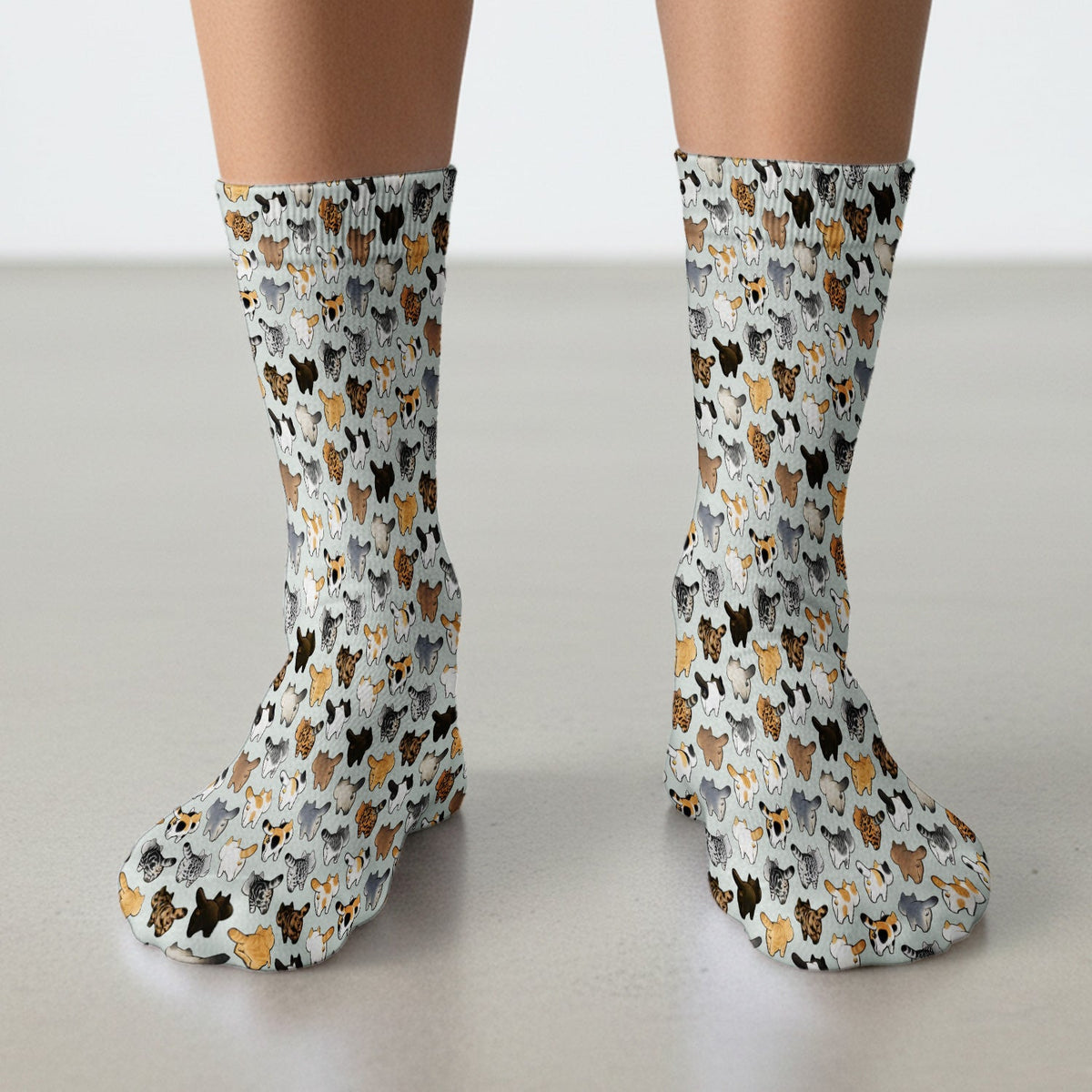 Cat Butt Nurse Socks