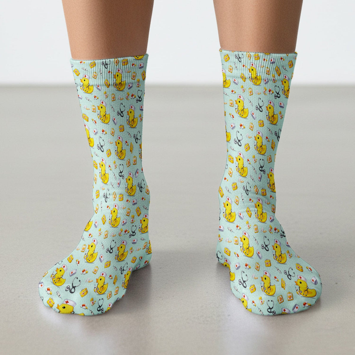 Medical Duck Nurse Socks