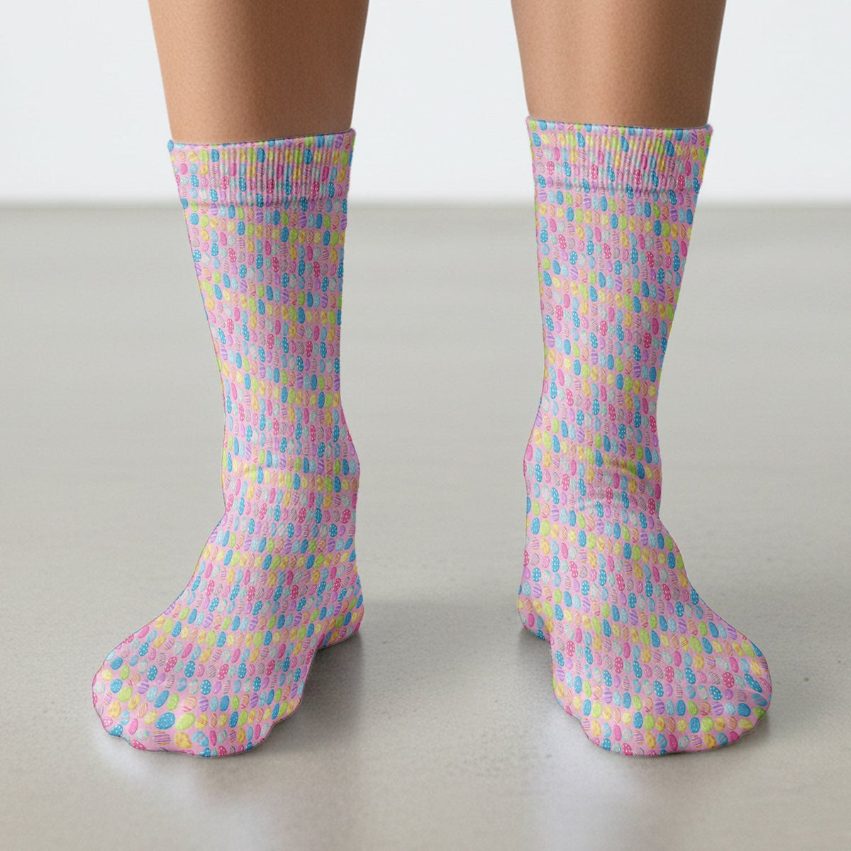 Colorful Easter Eggs Nurse Socks