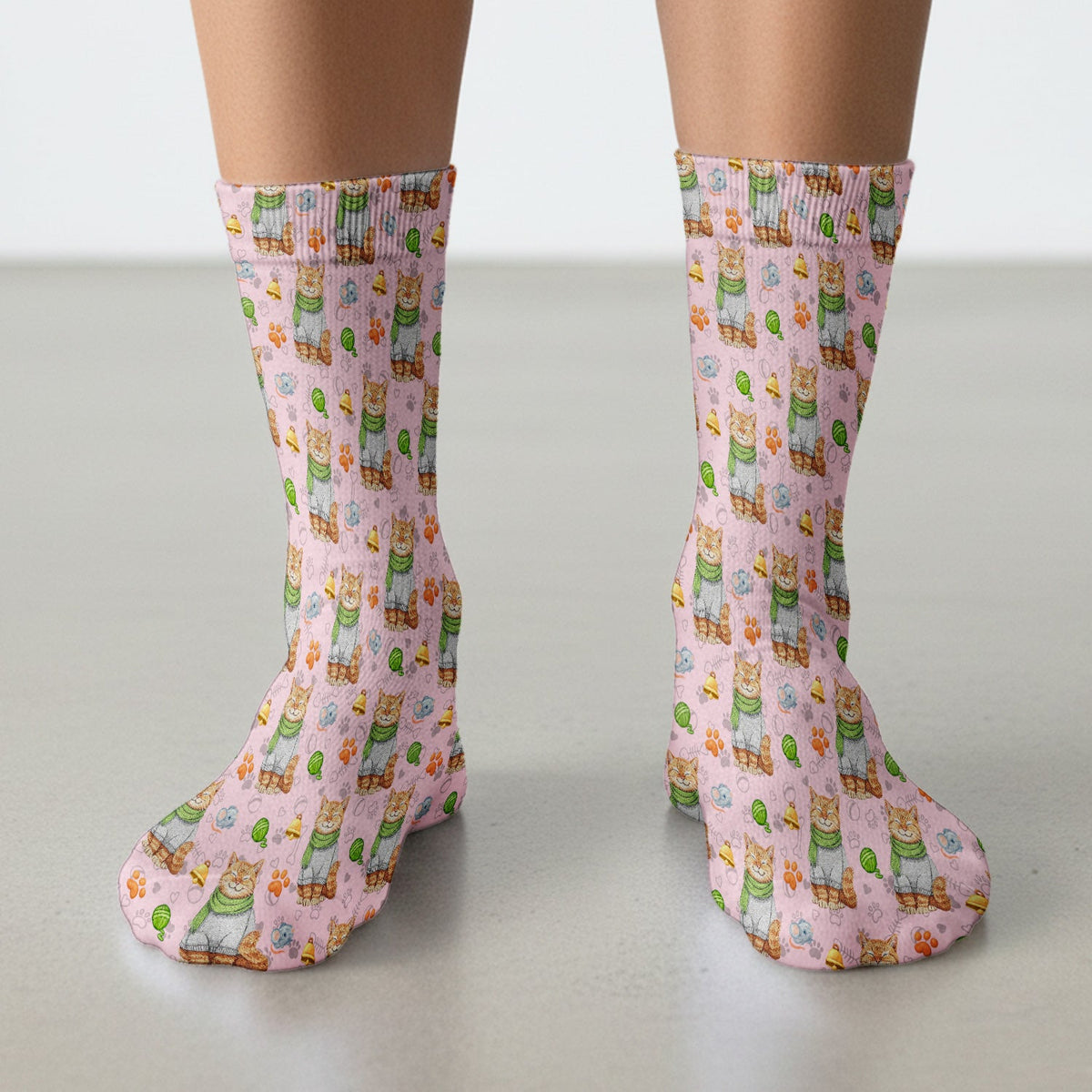 Adorable Cat Lover Nurse Socks