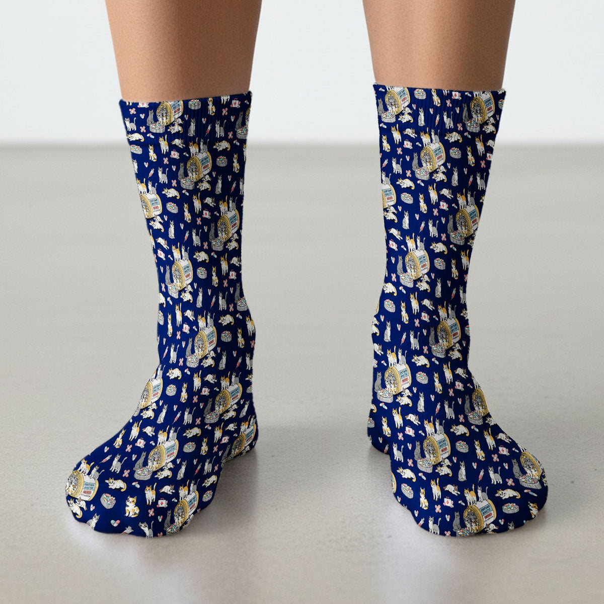 Cat Serotonin Booster Nurse Socks