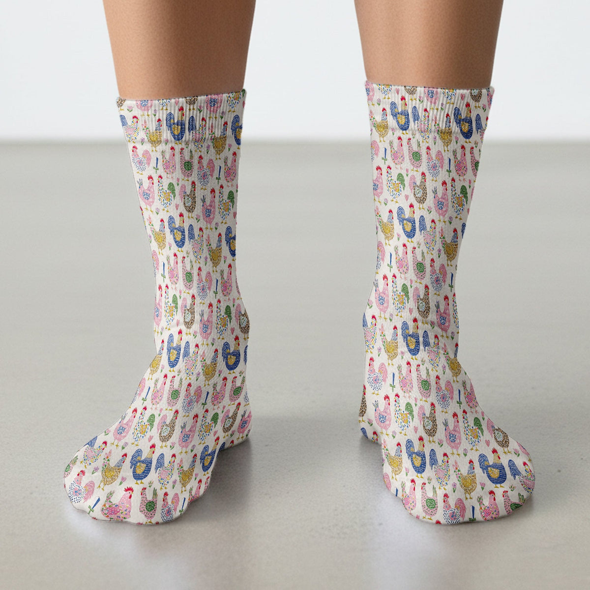 Chicken Rooster Nurse Socks