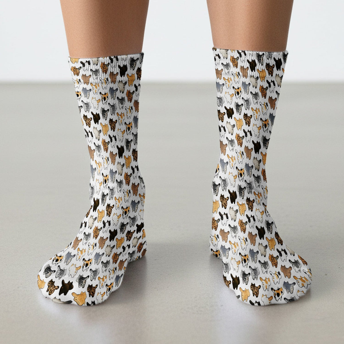 Cat Butt Nurse Socks