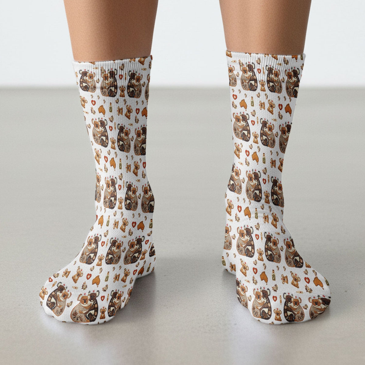 Koala Nurse Socks - Valentines Day Gift