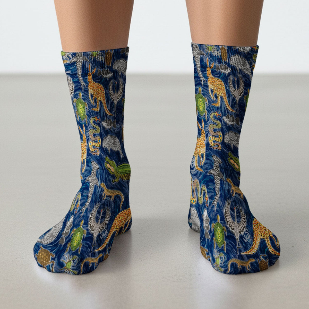 Crocodile Turtle Snake Nurse Socks
