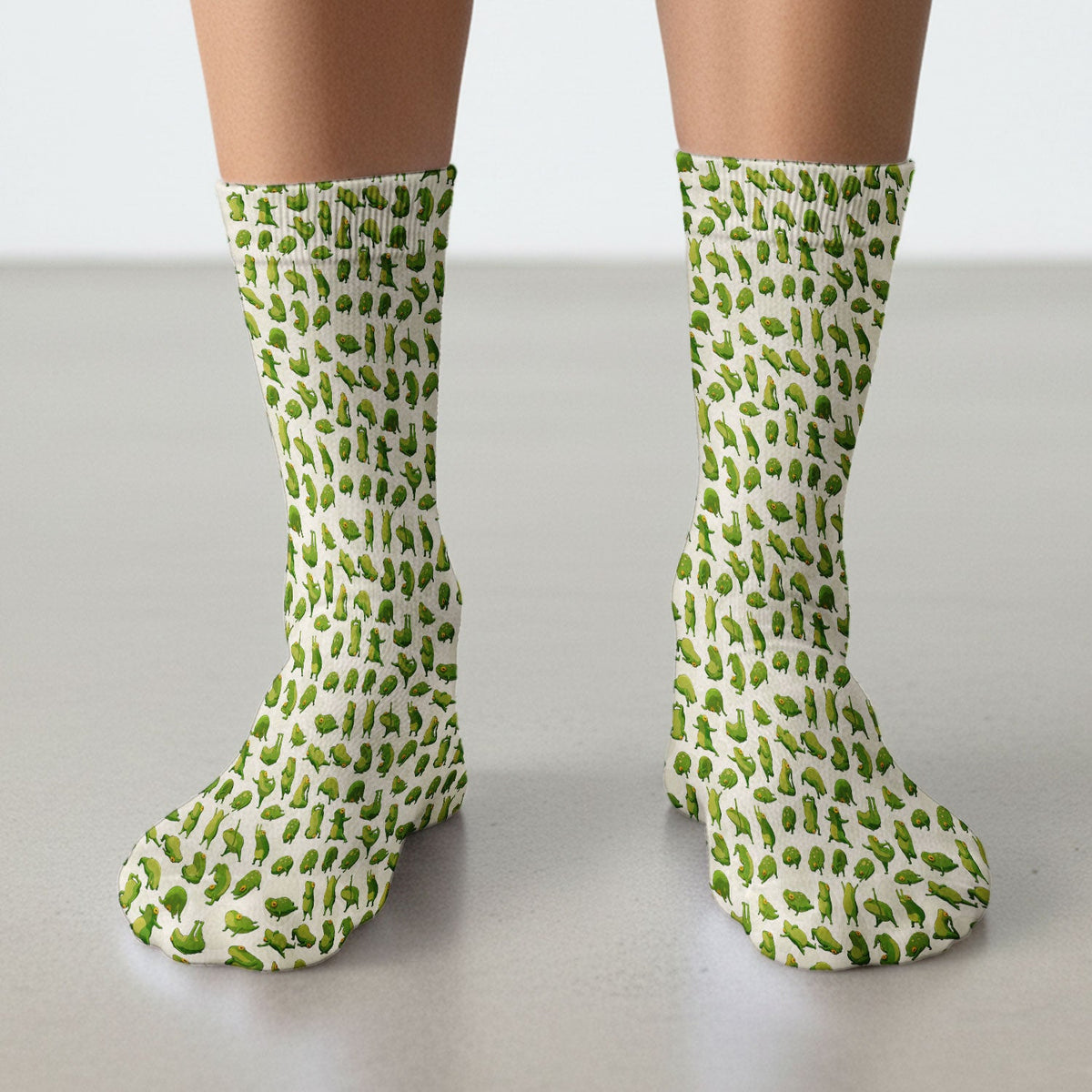 Frog Cartoon Nurse Socks