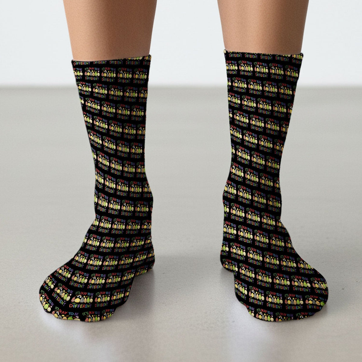 Autism Awareness It's OK To Be Different Nurse Socks