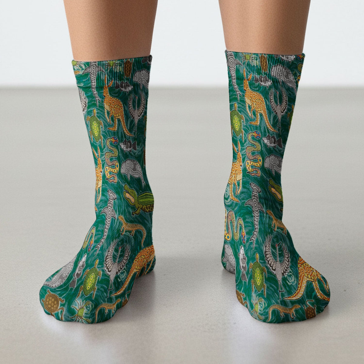 Crocodile Turtle Snake Nurse Socks