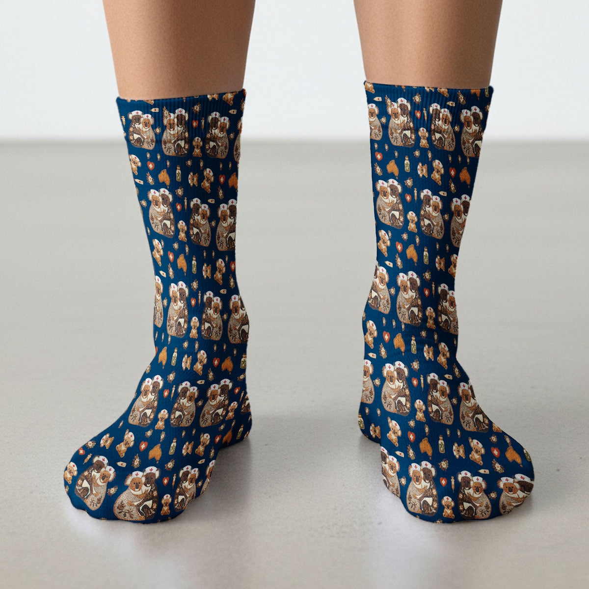 Koala Nurse Socks - Valentines Day Gift