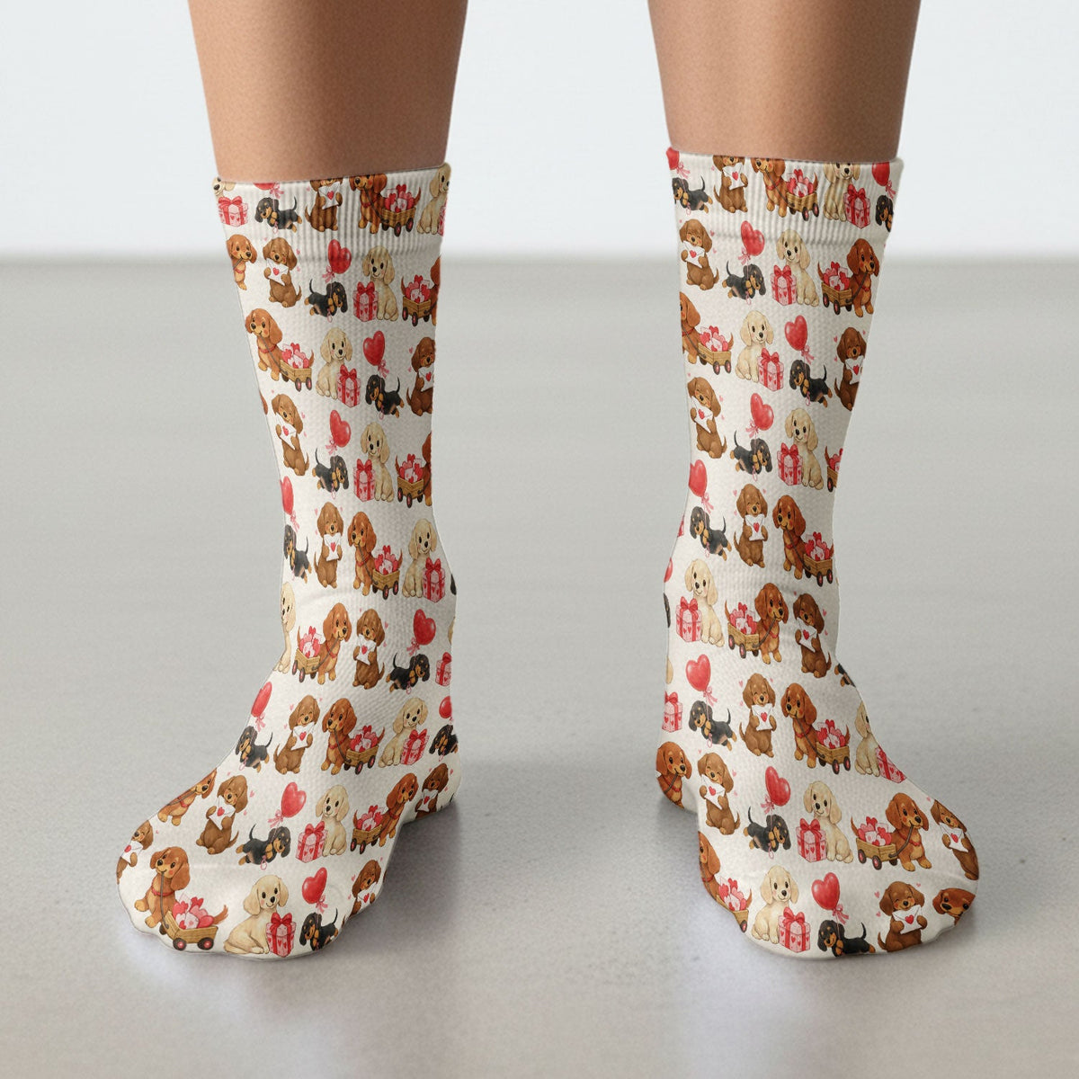 Wiener Dog Nurse Socks