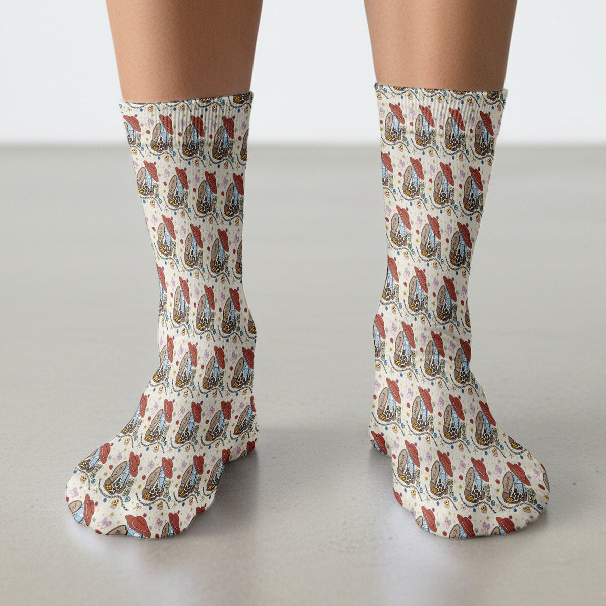 Western Cowgirl Country Nurse Socks