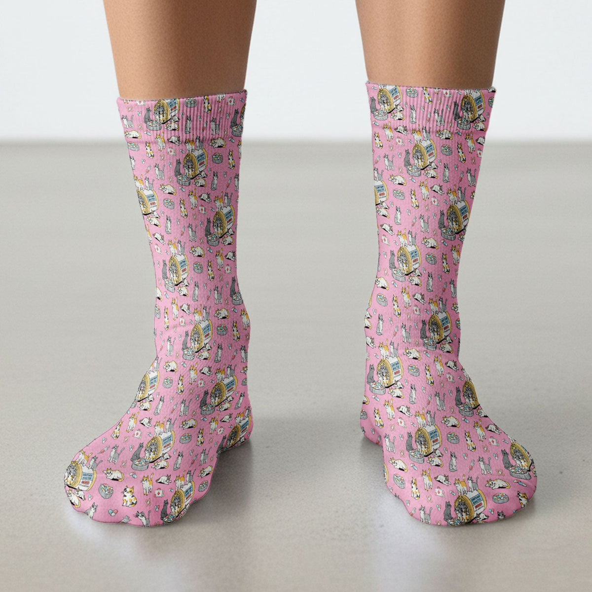 Cat Serotonin Booster Nurse Socks