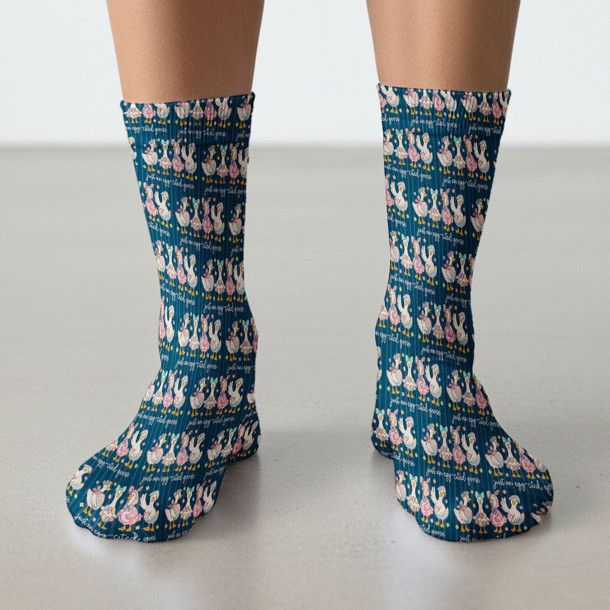 Easter Goose Egg Nurse Socks