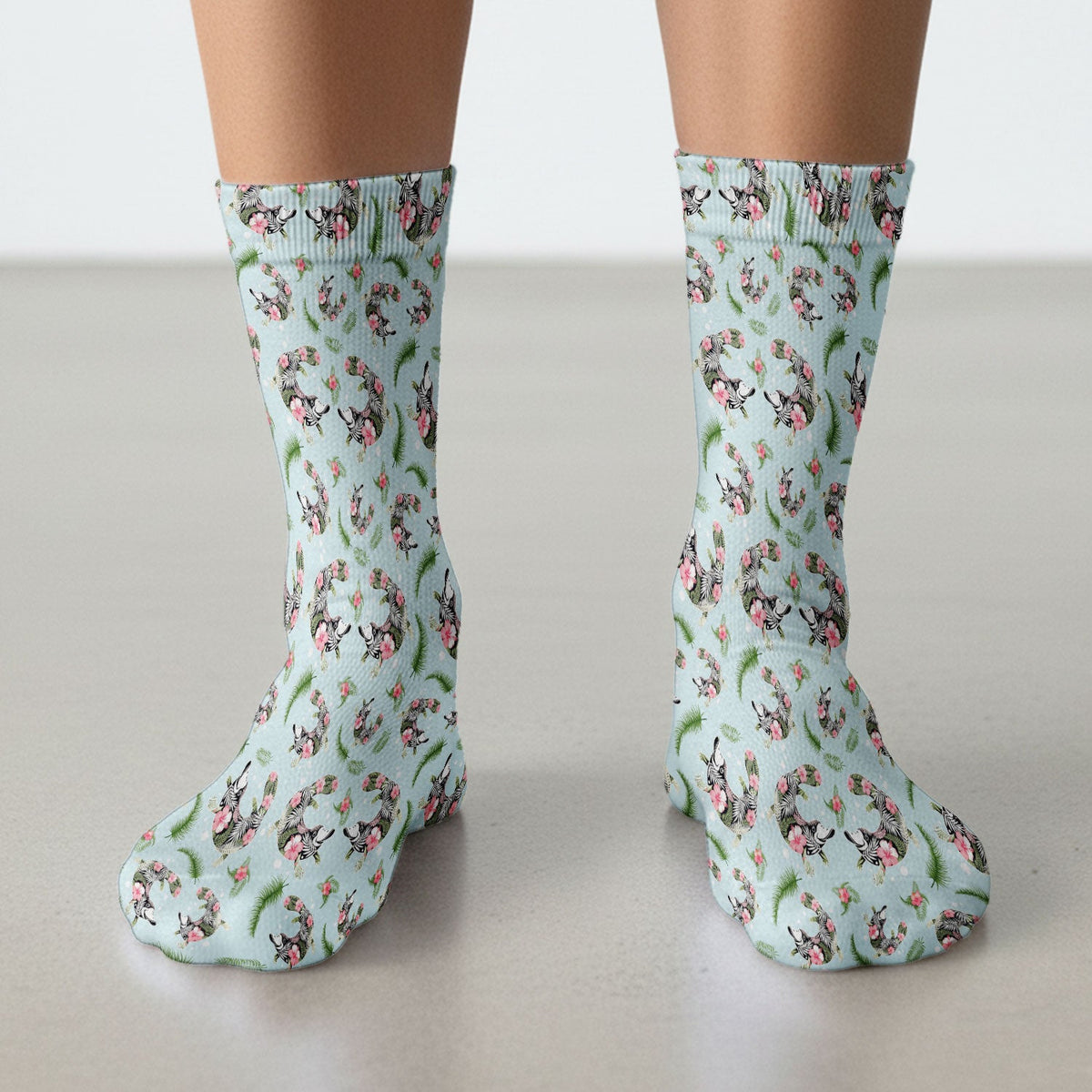 Platypus Tropical Floral Nurse Socks