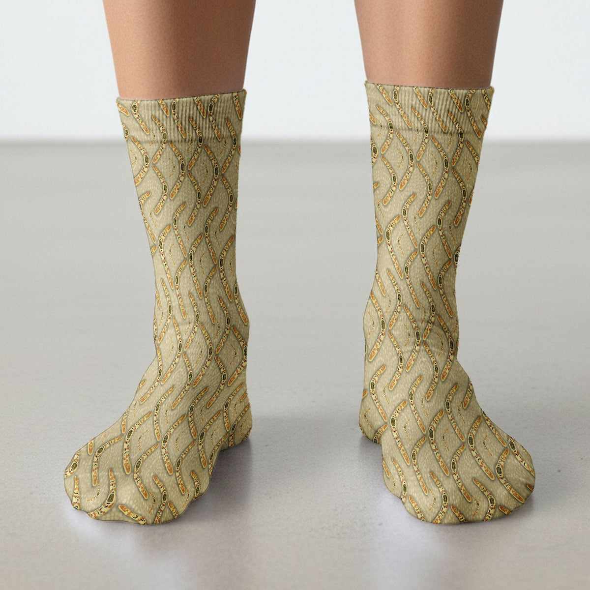 Aboriginal Boomerang Nurse Socks