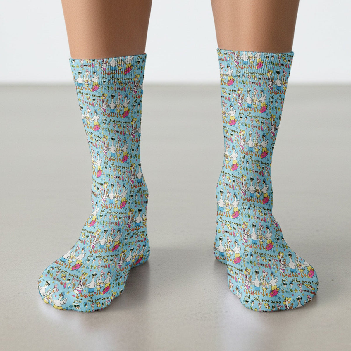 Silly Goose Summer Nurse Socks