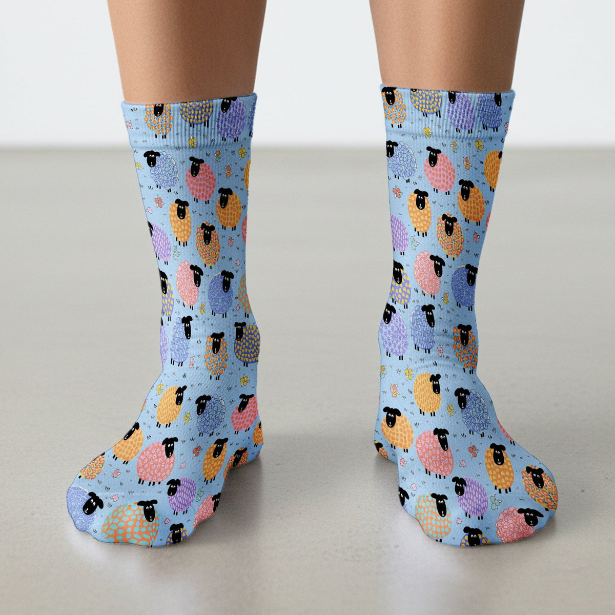 Colorful Sheep Nurse Socks